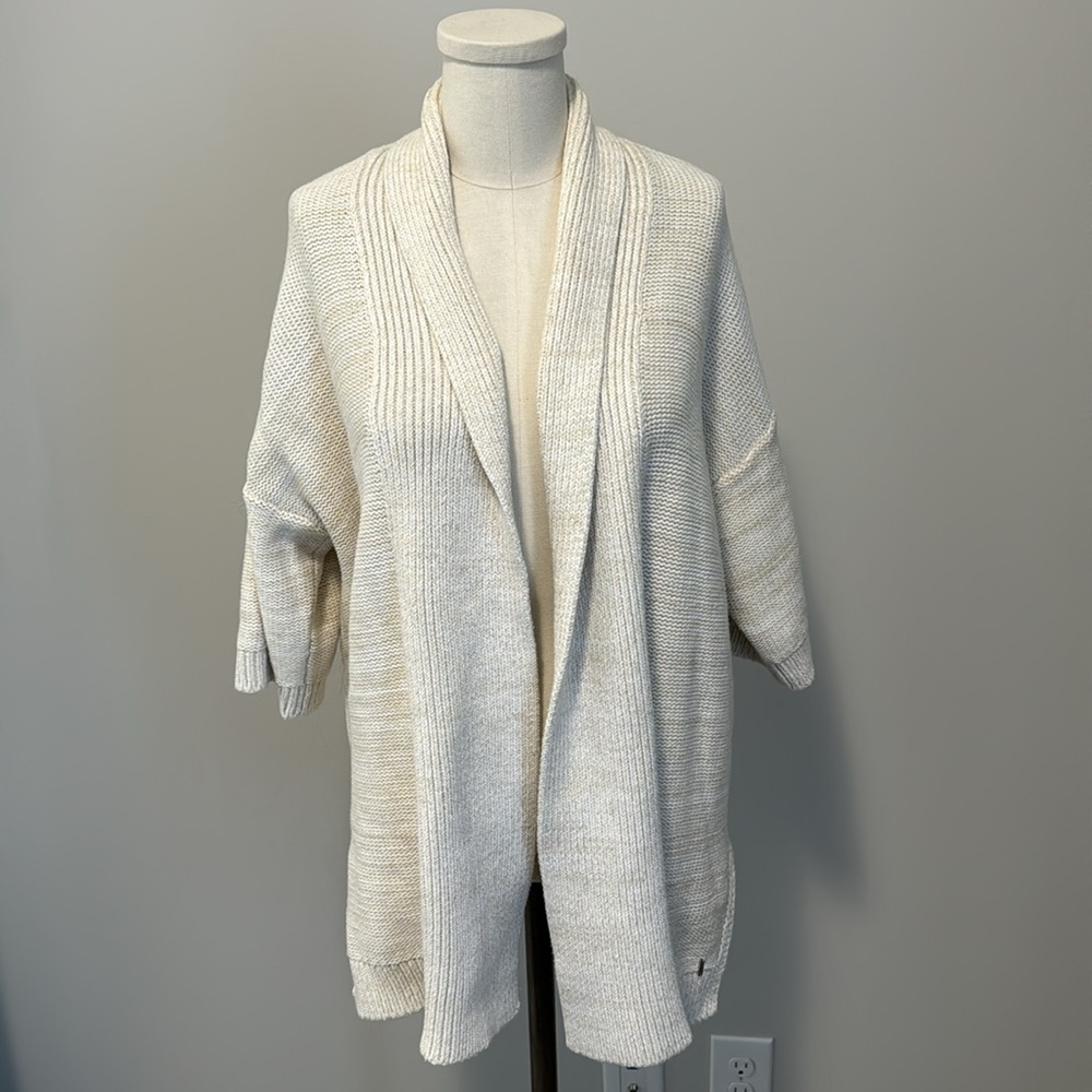 Tommy Hilfiger Relaxed Fit Open Front Cardigan - Picture 2 of 9